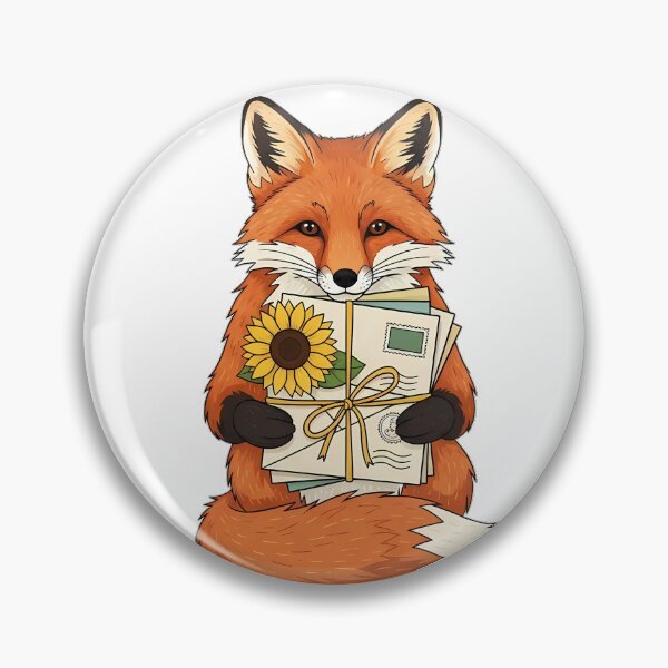 Item preview, Sunflower Correspondence Fox designed and sold by pumsquare.