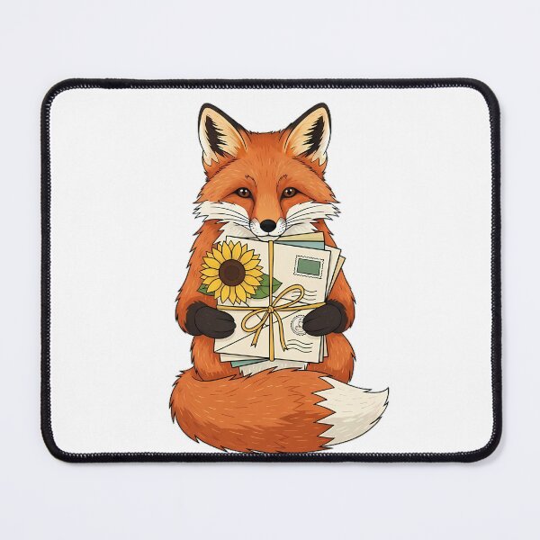 Item preview, Sunflower Correspondence Fox designed and sold by pumsquare.