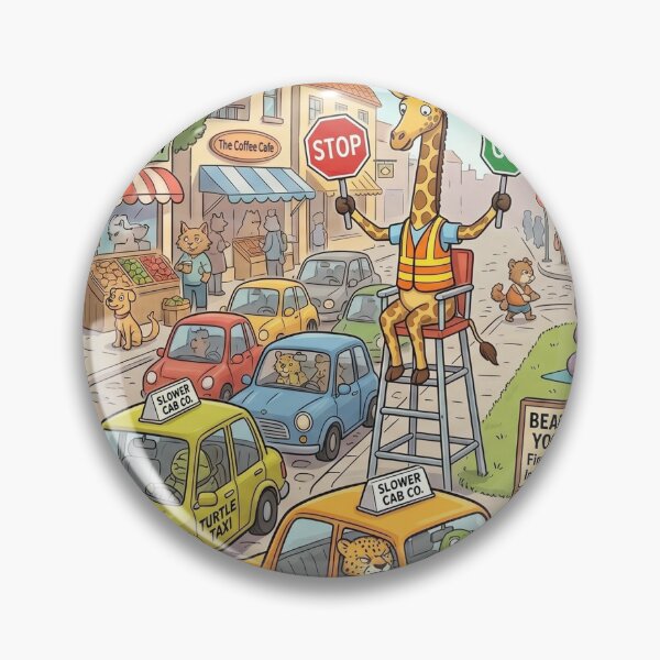 Item preview, The Busy Streets of Animal Town designed and sold by Yaser-Design.