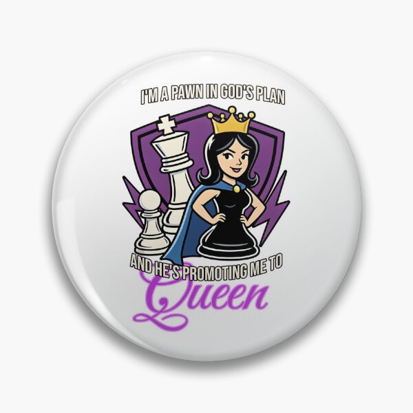 Item preview, God's Plan Pawn to Queen Christian Art designed and sold by todahzg.