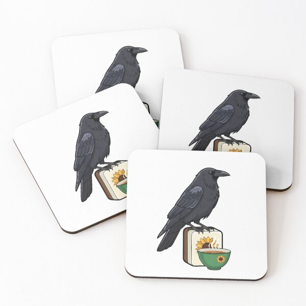Item preview, Mahjong Tea Night Crow designed and sold by pumsquare.