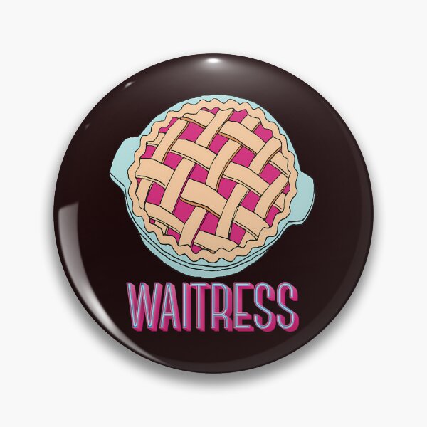 Item preview, Waitress The Musical Logo And Cherry Pie designed and sold by WILI-YAWILI.