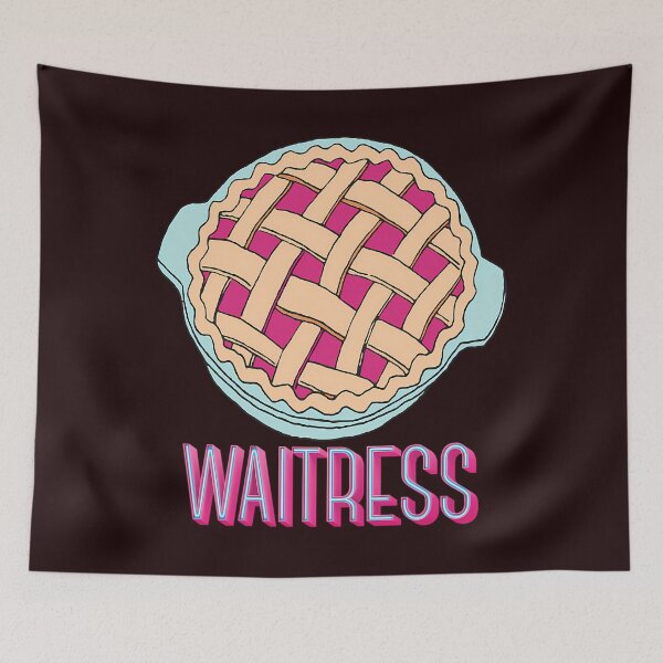 Item preview, Waitress The Musical Logo And Cherry Pie designed and sold by WILI-YAWILI.