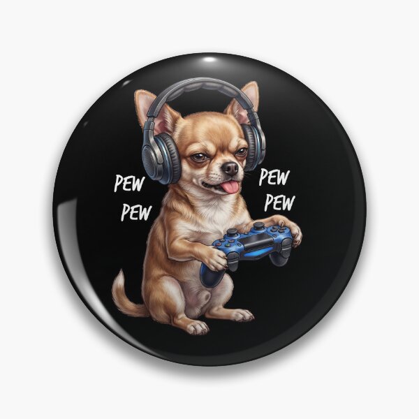 Item preview, Gaming Chihuahua Gamer Videogaming Dog Lover designed and sold by TerryConnells.