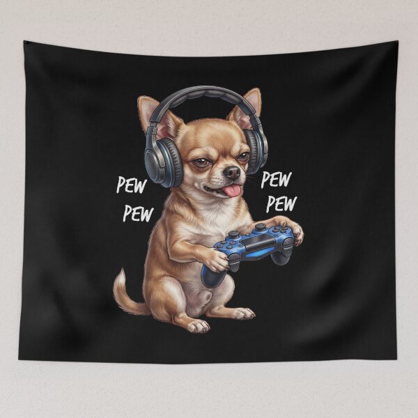 Item preview, Gaming Chihuahua Gamer Videogaming Dog Lover designed and sold by TerryConnells.