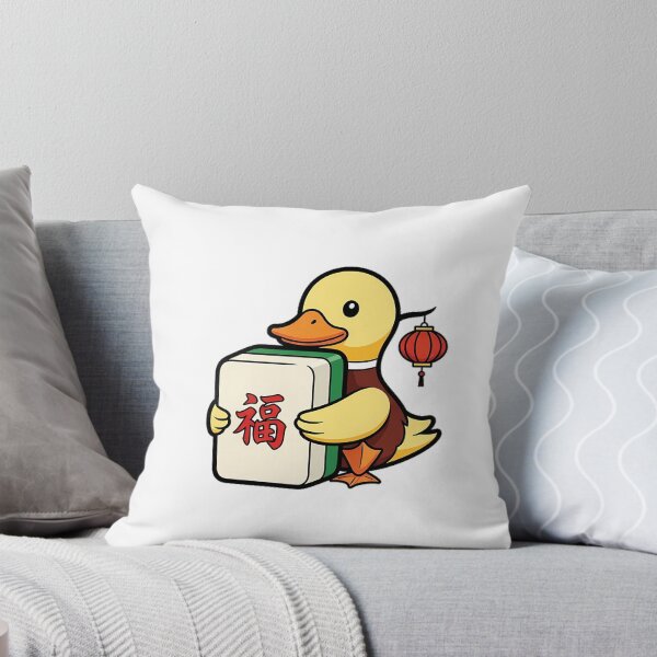 Item preview, Lucky Lantern Mahjong Duck designed and sold by pumsquare.