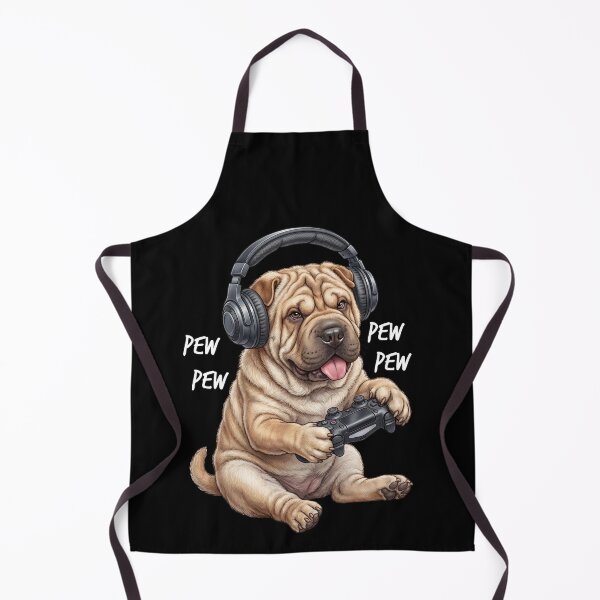Item preview, Gaming Chinese Shar Pei Gamer Videogaming Dog Lover designed and sold by TerryConnells.