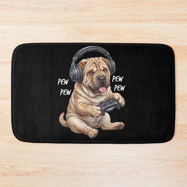 Item preview, Gaming Chinese Shar Pei Gamer Videogaming Dog Lover designed and sold by TerryConnells.