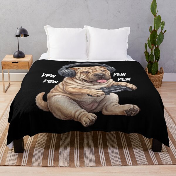 Item preview, Gaming Chinese Shar Pei Gamer Videogaming Dog Lover designed and sold by TerryConnells.