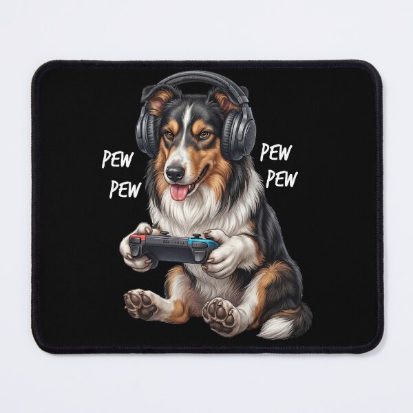 Item preview, Gaming Collie Gamer Videogaming Dog Lover designed and sold by TerryConnells.
