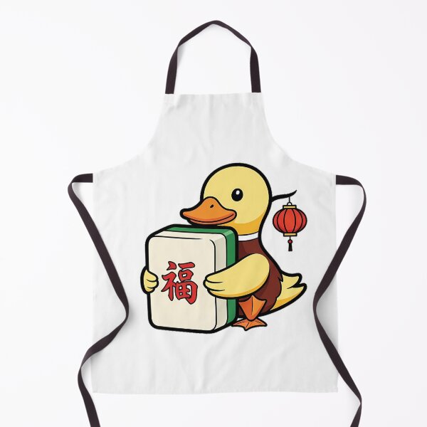 Item preview, Lucky Lantern Mahjong Duck designed and sold by pumsquare.