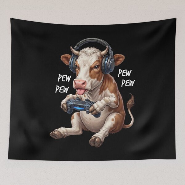 Item preview, Gaming Cow Gamer Videogaming Animal Lover designed and sold by TerryConnells.