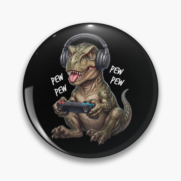 Item preview, Gaming Dinosaur Gamer Videogaming Animal Lover designed and sold by TerryConnells.