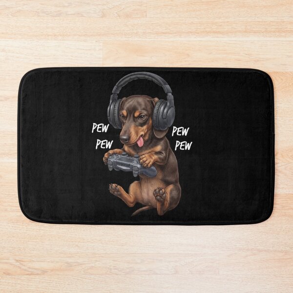 Item preview, Gaming Dachshund Gamer Videogaming Dog Lover designed and sold by TerryConnells.