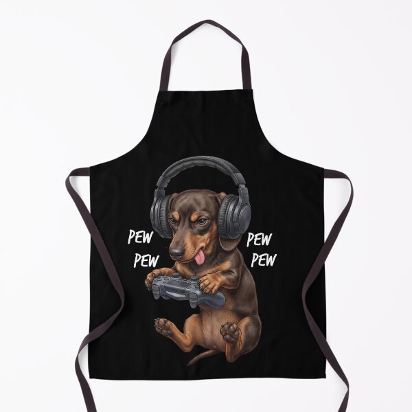 Item preview, Gaming Dachshund Gamer Videogaming Dog Lover designed and sold by TerryConnells.