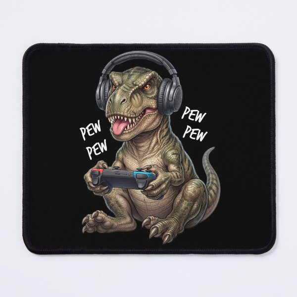 Item preview, Gaming Dinosaur Gamer Videogaming Animal Lover designed and sold by TerryConnells.