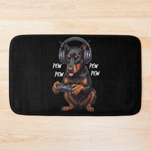 Item preview, Gaming Doberman Pinscher Gamer Videogaming Dog Lover designed and sold by TerryConnells.