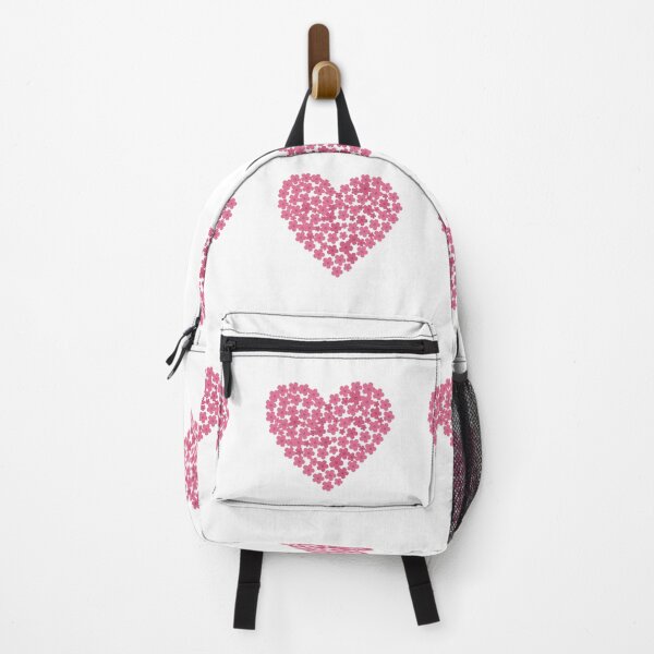 Item preview, Pink Floral Heart Design – Cute Romantic Flower Pattern designed and sold by lunadesignsmoon.