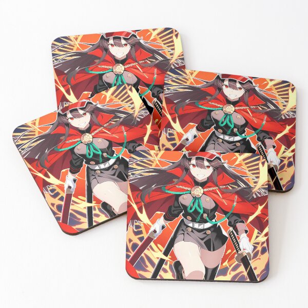 Item preview, Oda Nobunaga Demon King Fate Grand Order Burning Samurai Anime Girl Spirit designed and sold by Spraykart.