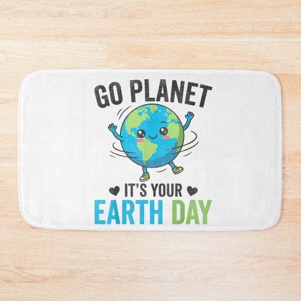 Item preview, Go Planet Its Your Earth Day 2026 Teacher Kids Retro Earth designed and sold by ZalcArtStore.