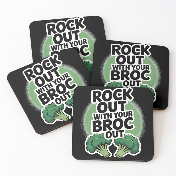 Item preview, Rock Out With Your Broc Out - Broccoli Vegetarian designed and sold by TrinaEspinoza.