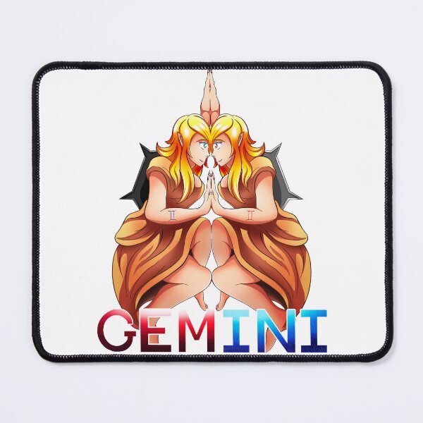 Item preview, Gemini Zodiac Sign Anime Twins Kawaii Astrology Horoscope Art designed and sold by TacticArtsSt0re.