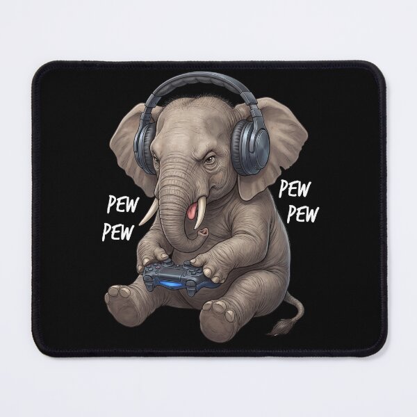 Item preview, Gaming Elephant Gamer Videogaming Animal Lover designed and sold by TerryConnells.