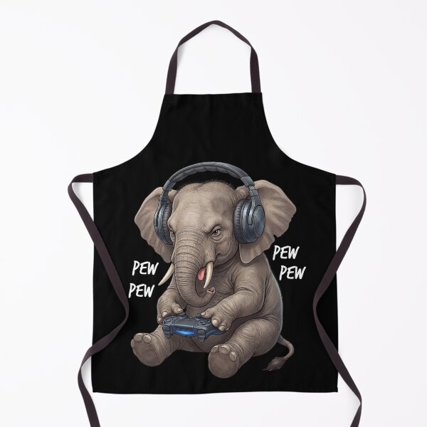 Item preview, Gaming Elephant Gamer Videogaming Animal Lover designed and sold by TerryConnells.