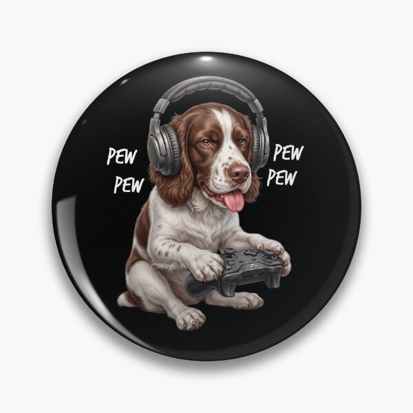 Item preview, Gaming English Springer Spaniel Gamer Videogaming Dog Lover designed and sold by TerryConnells.