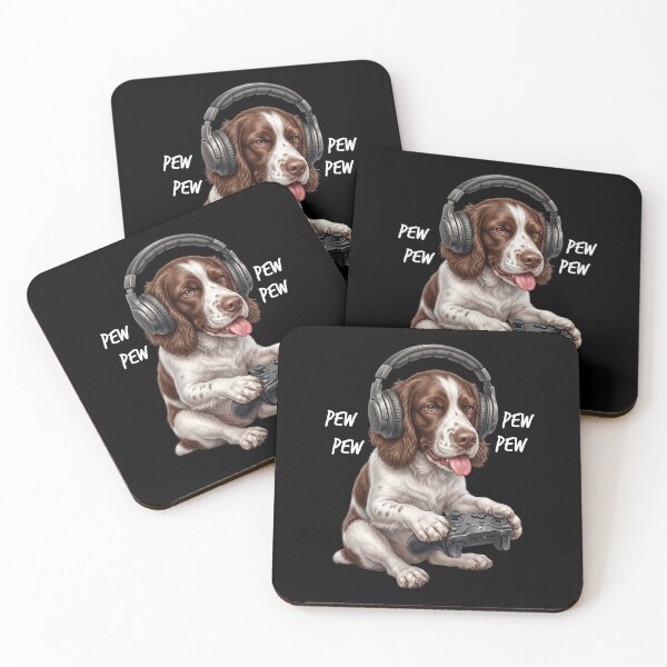 Item preview, Gaming English Springer Spaniel Gamer Videogaming Dog Lover designed and sold by TerryConnells.