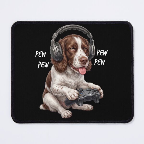 Item preview, Gaming English Springer Spaniel Gamer Videogaming Dog Lover designed and sold by TerryConnells.