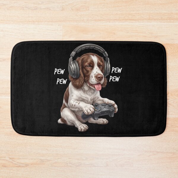 Item preview, Gaming English Springer Spaniel Gamer Videogaming Dog Lover designed and sold by TerryConnells.
