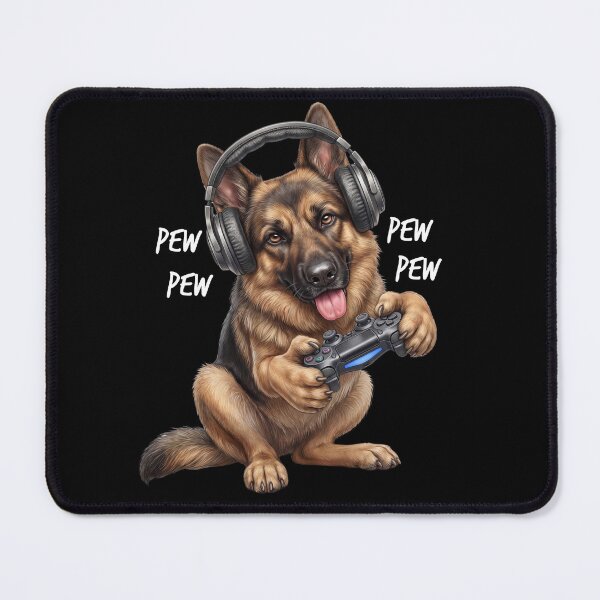 Item preview, Gaming German Shepherd Gamer Videogaming Dog Lover designed and sold by TerryConnells.