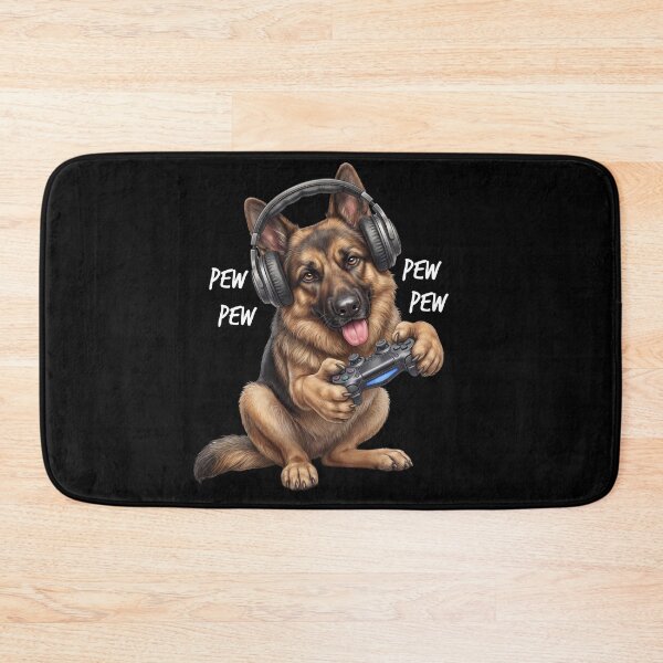 Item preview, Gaming German Shepherd Gamer Videogaming Dog Lover designed and sold by TerryConnells.