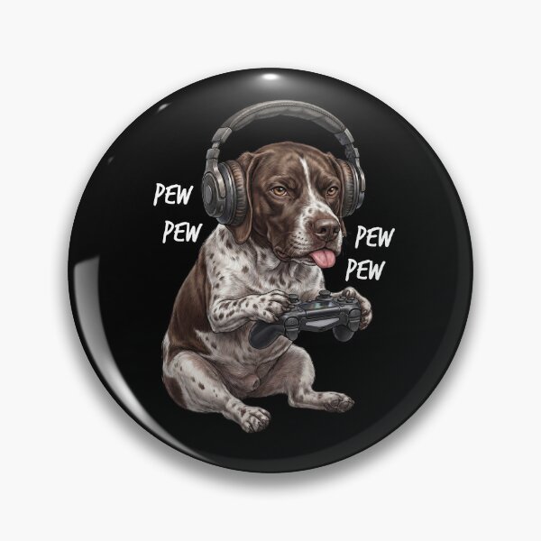 Item preview, Gaming German Shorthaired Pointer Gamer Videogaming Dog Lover designed and sold by TerryConnells.