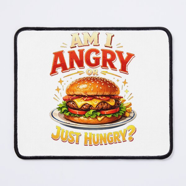 Item preview, Am I Angry or Just Hungry Funny  Hangry Humor Food Lover Gift designed and sold by MarekoraStudio.