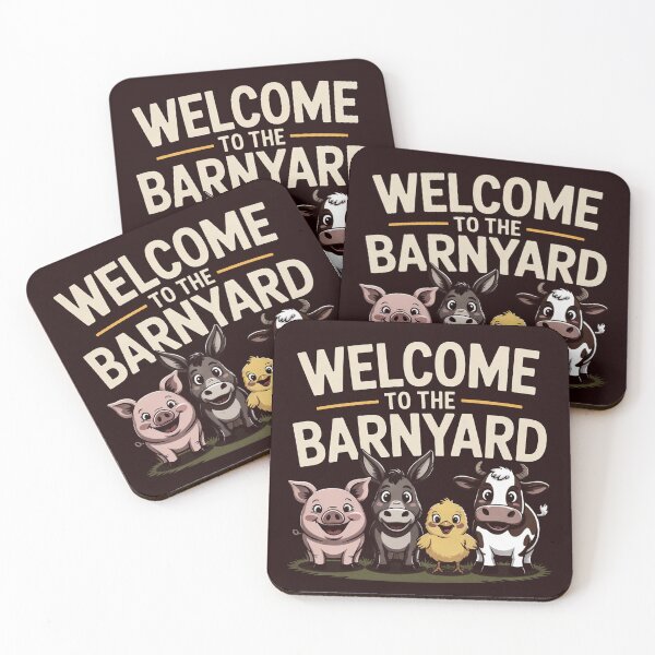 Item preview, Welcome To The Barnyard Farmer Cute Animals Farm designed and sold by WILI-YAWILI.