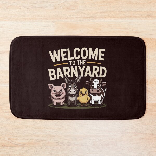 Item preview, Welcome To The Barnyard Farmer Cute Animals Farm designed and sold by WILI-YAWILI.
