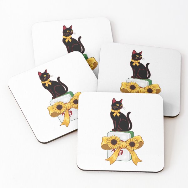 Item preview, Lucky Cat Tile Ribbon designed and sold by pumsquare.