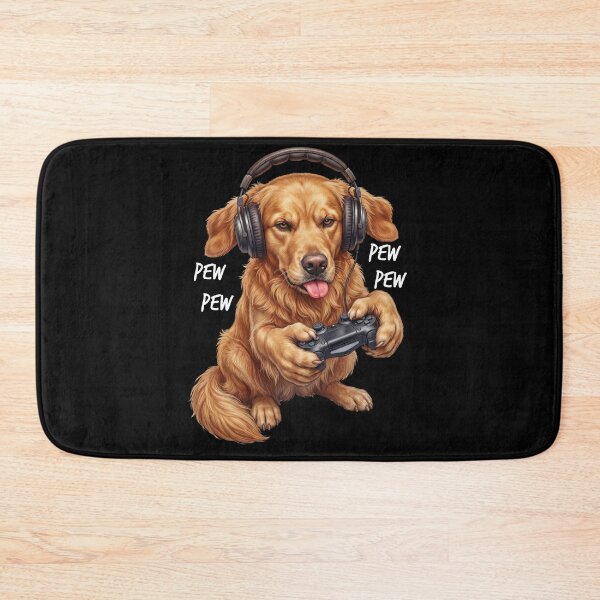 Item preview, Gaming Golden Retriever Gamer Videogaming Dog Lover designed and sold by TerryConnells.