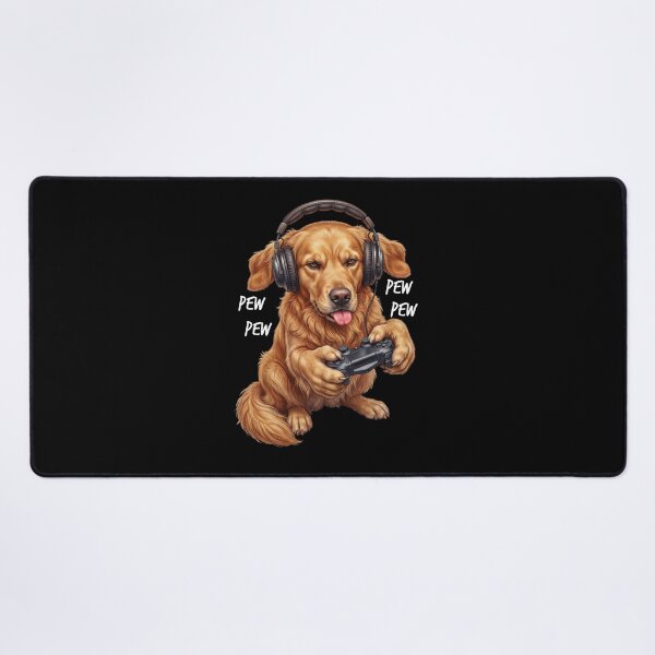 Item preview, Gaming Golden Retriever Gamer Videogaming Dog Lover designed and sold by TerryConnells.