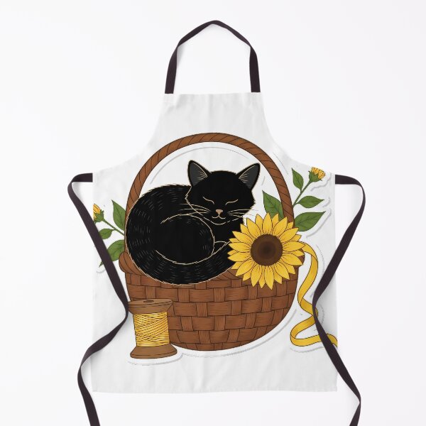 Item preview, Sewing Basket Black Cat designed and sold by pumsquare.