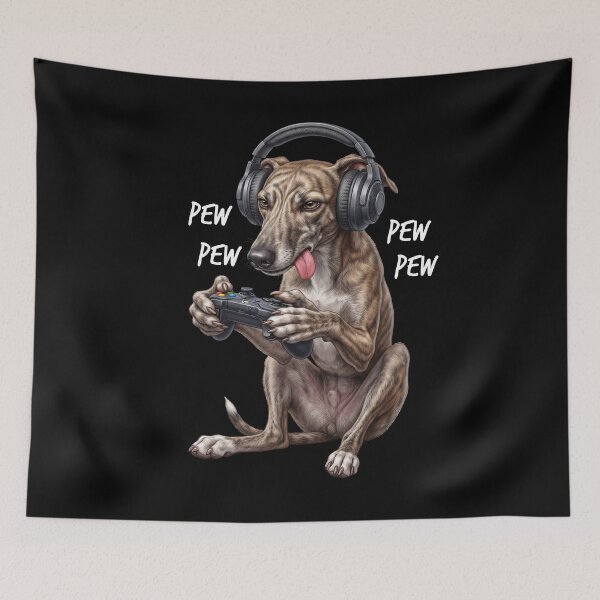 Item preview, Gaming Greyhound Gamer Videogaming Dog Lover designed and sold by TerryConnells.