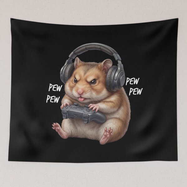 Item preview, Gaming Hamster Gamer Videogaming Animal Lover designed and sold by TerryConnells.