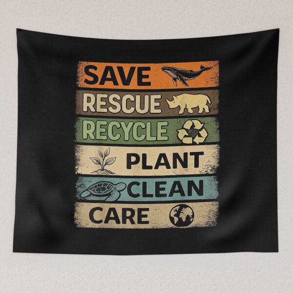 Item preview, Save Rescue Recycle Plant Care Earth Day designed and sold by ZalcArtStore.