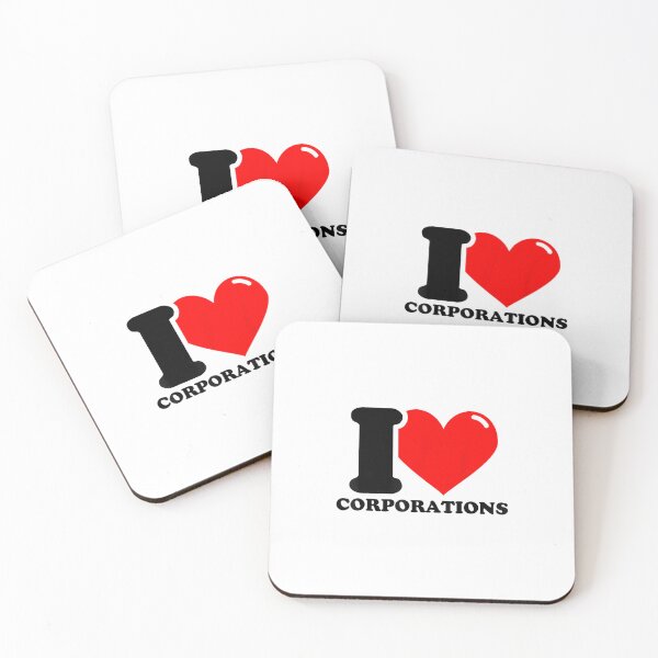 Item preview, I Love Corporations designed and sold by ElaineZPink.