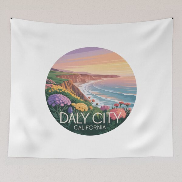 Item preview, Daly City California: Coastal Flowers  designed and sold by CircinusStore.
