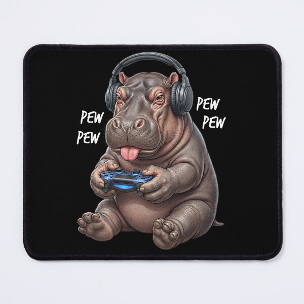 Item preview, Gaming Hippo Gamer Videogaming Animal Lover designed and sold by TerryConnells.