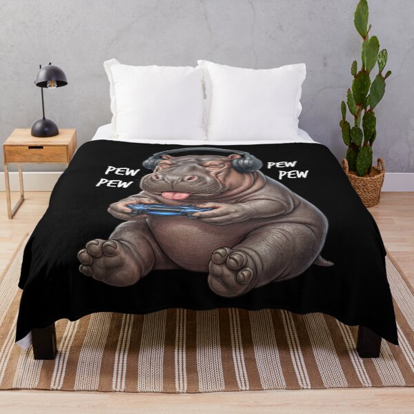 Item preview, Gaming Hippo Gamer Videogaming Animal Lover designed and sold by TerryConnells.