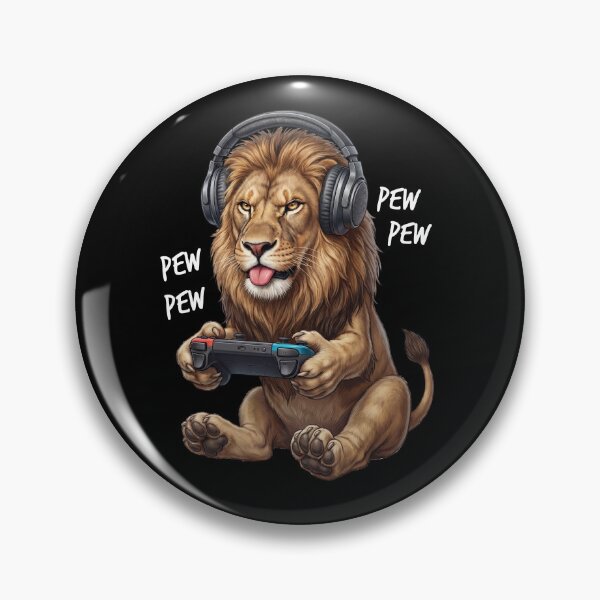 Item preview, Gaming Lion Gamer Videogaming Animal Lover designed and sold by TerryConnells.